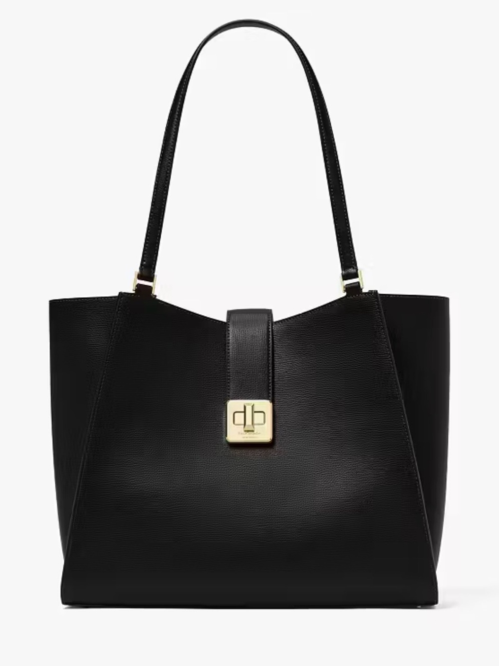New Large Kate Spade Phoebe Tote Bag Black Leather - Picture 9 of 9